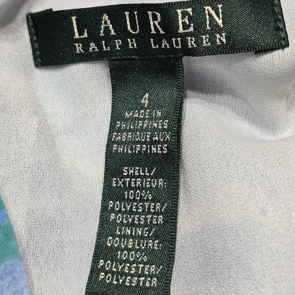 Lauren Ralph Lauren Beach Palm Tree Tie Waist Romper Women's Size 4 - Picture 9 of 10